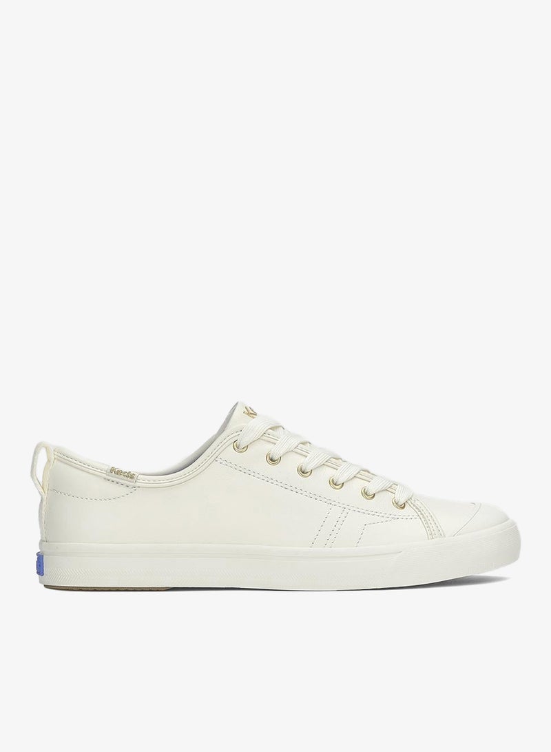 Keds Women's Cruise Lace Up Leather Casual Sneaker Beige - Image 1